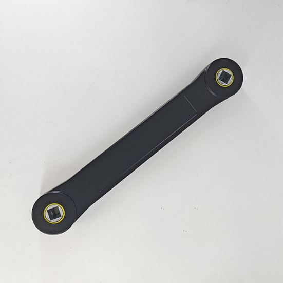 Автомобильный динамометрический ключ с набором переходников для торцевых головок, компактный, портативный, сверхпрочный, с узким доступом