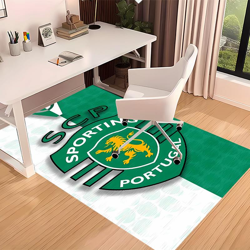 Sporting CP logo Printed Absorbent Washable Carpet, Non-Slip Bathroom Mats, Kitchen Rugs, Yoga Mat,Living Room Entrance, Camping Picnic Rugs