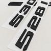 3D ABS Matte Black Car Letter Logo 528i 530i Rear Trunk Badge Sticker Emblem For BMW 5 Series 530i 530i F10 E60 Tail Accessories is2