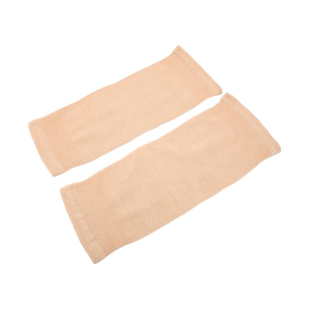 2Pcs Knee Brace Sleeve Breathable Comfortable Thin Stretchy Soft Skin Color Knee Protection Sleeve