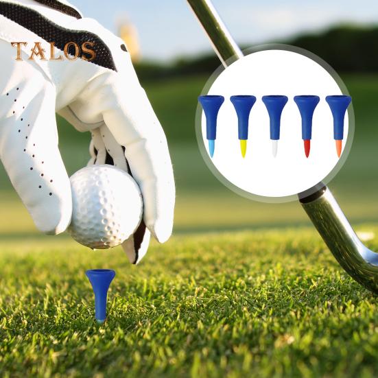 5 шт. футболок для гольфа, небьющиеся пластиковые футболки для гольфа оптом с широким мягким резиновым колпачком, уменьшающим трение, боковое вращение, аксессуары для гольфа для мужчин