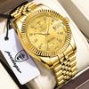 POEDAGAR Top Original Men Watch Waterproof Luminous Date Fashion Male Clock Stainless Steel Business Men's Quartz Watches Reloj
