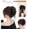 Ladies' Elegant Heat-resistant Synthetic Fiber Hair Clip Style Ponytail - Suitable for Natural Simulation and Firm Fixation Headwear for Weddings