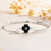Lucky Clover Half Bracelet Bracelet Women's Light Luxury Niche Premium Ins Girls Gift Bracelet