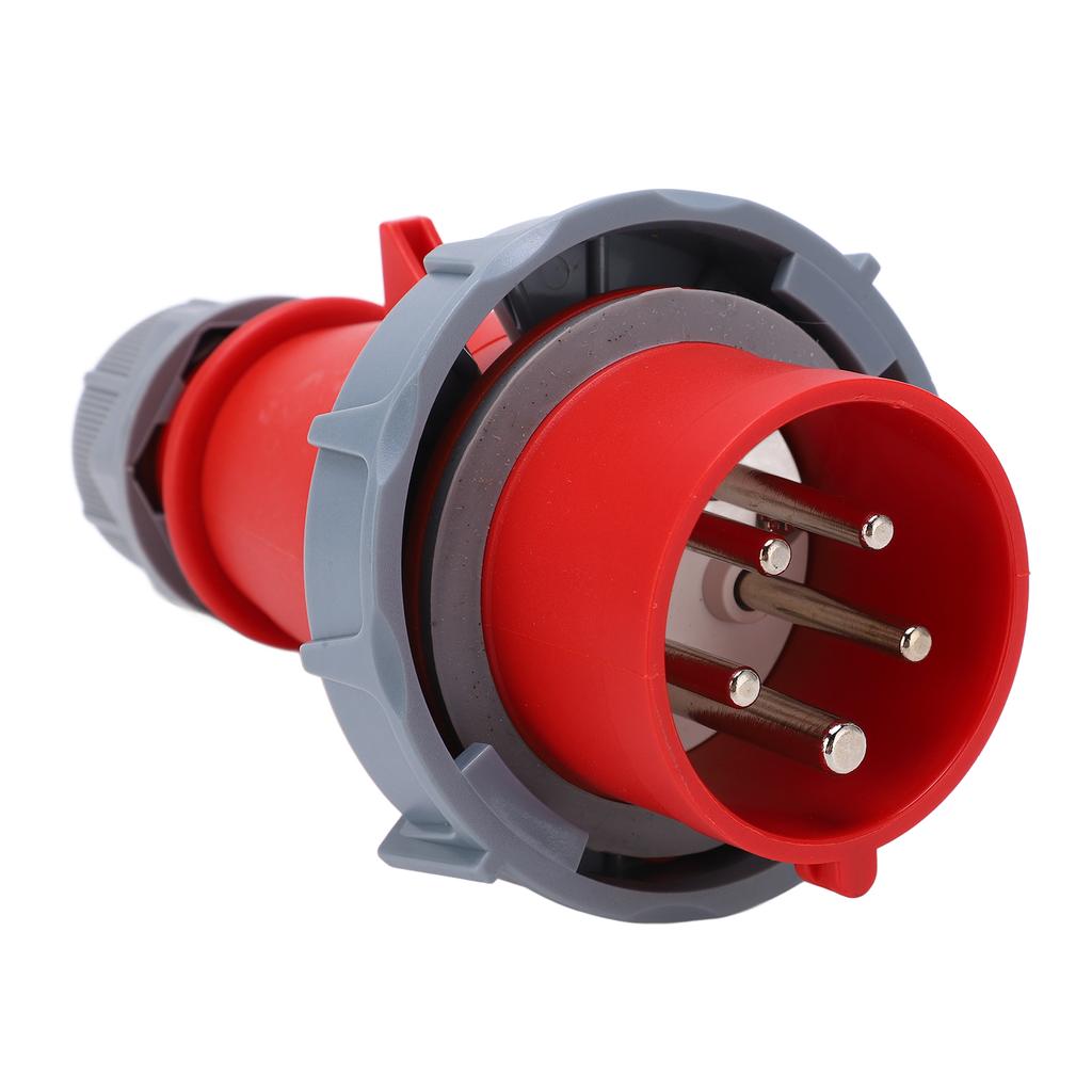 Industrial Connector IP67 16A 5Pin 3P+N+E High Power Hook Up Plug for Ports Chemical Subways