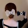 Shiny Rhinestones Bow Hair Accessories Hairpin Crystal Hair Clip for Girls Headdress