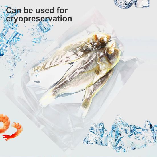 100 шт. вакуумные пакеты для упаковки пищевых продуктов, утолщенные, с хорошей герметизацией, предварительно вырезанные пакеты с вакуумным упаковщиком для хранения продуктов питания