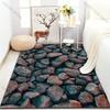 1 шт. Ковер с принтом каменных блоков для спальни, гостиной, прикроватный, под диван, напольный коврик, современный домашний декор, ковер, большой размер