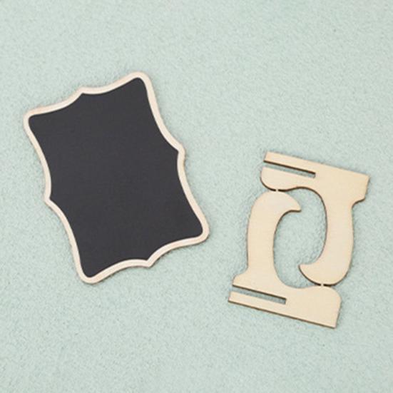 Мини-знак на доске с подставкой, деревянная настольная доска, многоразовая односторонняя маленькая доска для сообщений, свадебная вечеринка, мероприятия