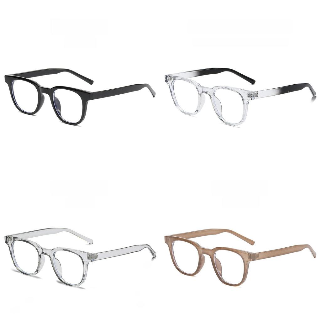 Version Blue Light Blocking Glasses For Women With Retro Square Frame And Resin Lenses