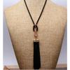 Antumn and Winter Women Long Necklace Sweater Chain Accessories Boho Style New Korean Version Simple Versatile Tassel Necklace
