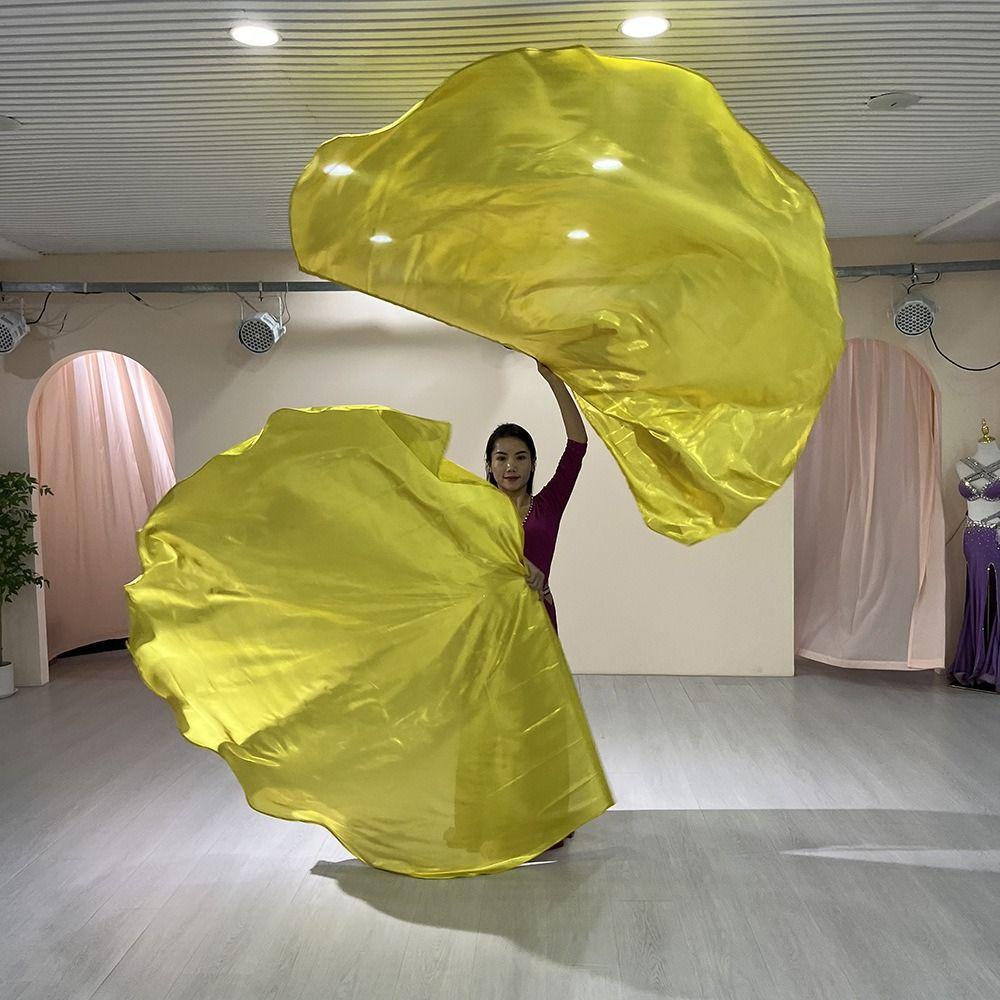 with Telescopic Sticks Belly Dance Accessories Props Multicolor Colorful Scarves Flag Dance Props