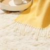 Multi-Purpose Woven Blanket: Sofa Throw, Bed Runner, Air Conditioning Shawl, Summer Cool Nap Blanket