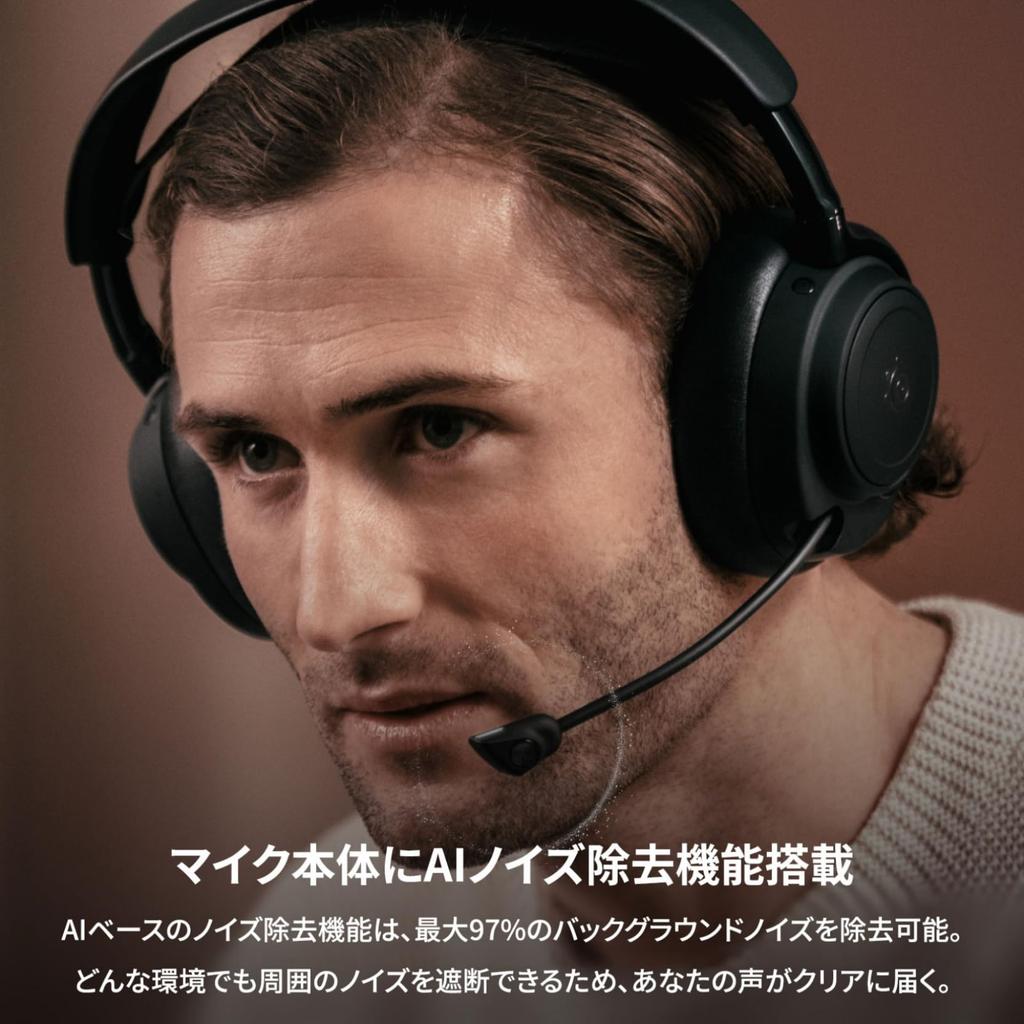 Игровые наушники SteelSeries Arctis Nova Elite - Легкие, Беспроводные, Одновременное подключение, Закрытого типа, Аудио высокого разрешения, Активное N