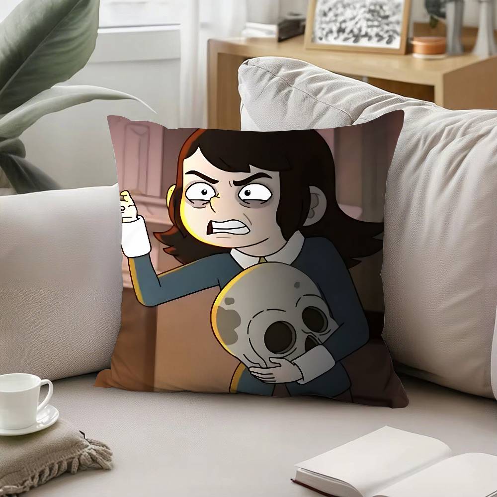 Cool HHaunted Hotel Pillow Case Sofa And Living Room Decorative Cushion Covers Dustproof And Miteproof Invisible Zipper