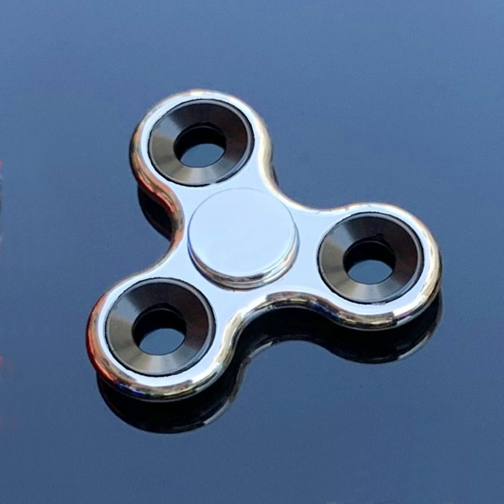 Plating Fingertip Gyroscope 4 Bearings Fingertip Decompression Toy Hand Spinner  Office