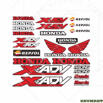 AAAKQ1 Светоотражающая наклейка с логотипом XADV Наклейка на бак мотоцикла, шлем XADV XADV 750