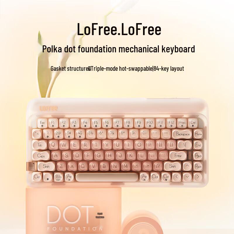 Механическая клавиатура Lofree OE914 Foundation с тремя режимами подключения