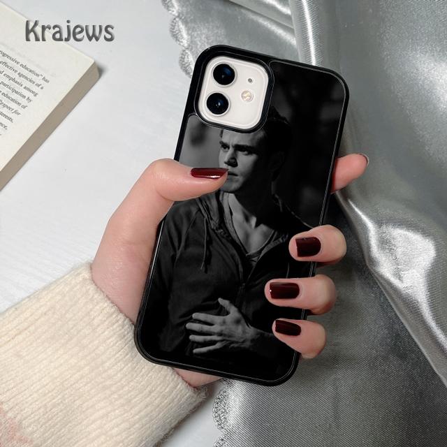 Дневники вампира Стефан Сальваторе мягкий чехол для телефона для iPhone 17 Air 16 15 14 plus 12 13 pro max Fundas