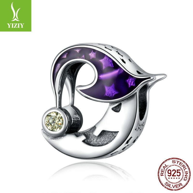 Halloween Bracelet Beaded 925 Silver, Diablo Festival Diy Bead Loose Bead Accessories