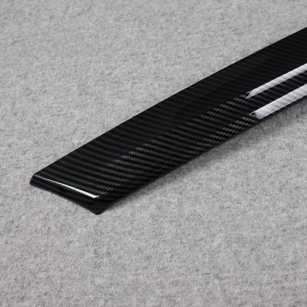 RUIQ Rear Emblem Garnish for the New Honda ZR-V, Chrome-plated Rear Emblem Cover, Specially Designed for the Honda ZRV (Black Carbon Fiber Finish)