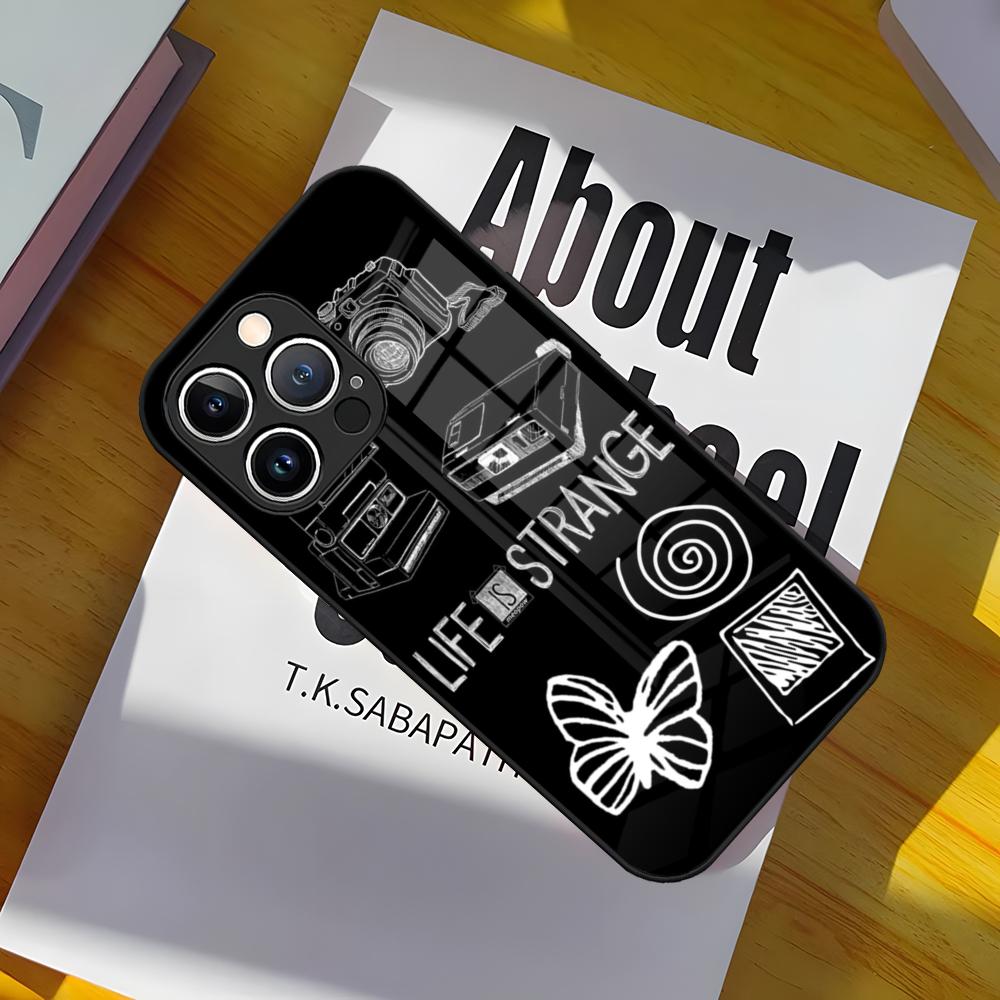 Чехол для телефона Caulfield Life Is Strange 2 Закаленное стекло Задняя крышка для iPhone 15 Pro Max 14 Pro 12 11 13 Mini X XR XS 8 7 Plus SE