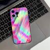Лазерный стиль Чехол для телефона Для iPhone 17,16,15,14,13,12,11 Plus,Pro Max,XS,Мягкий силикон Черный чехол