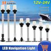 Navigation Light Boat LED Light Yacht Marine Fold Down Navigation Anchor Light 12V-24V Sailing Signal Light 360 Boat Accessories 3