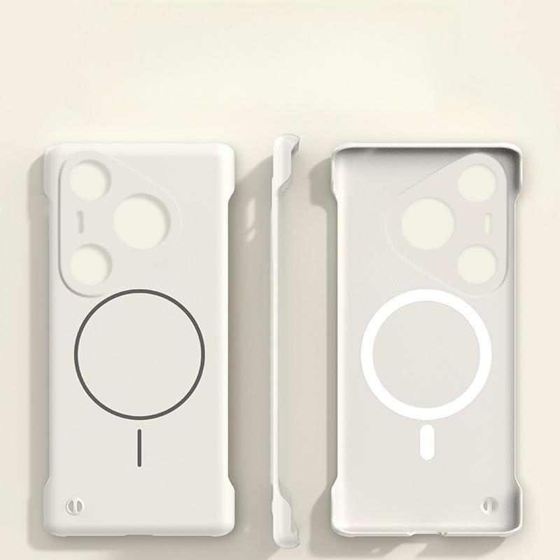 Для Magsafe Ультратонкий чехол для HUAWEI Pura 80 Pro Plus Матовый Твердый ПК Беспроводная зарядка Задняя крышка для Huawei Pura 80 Ultra