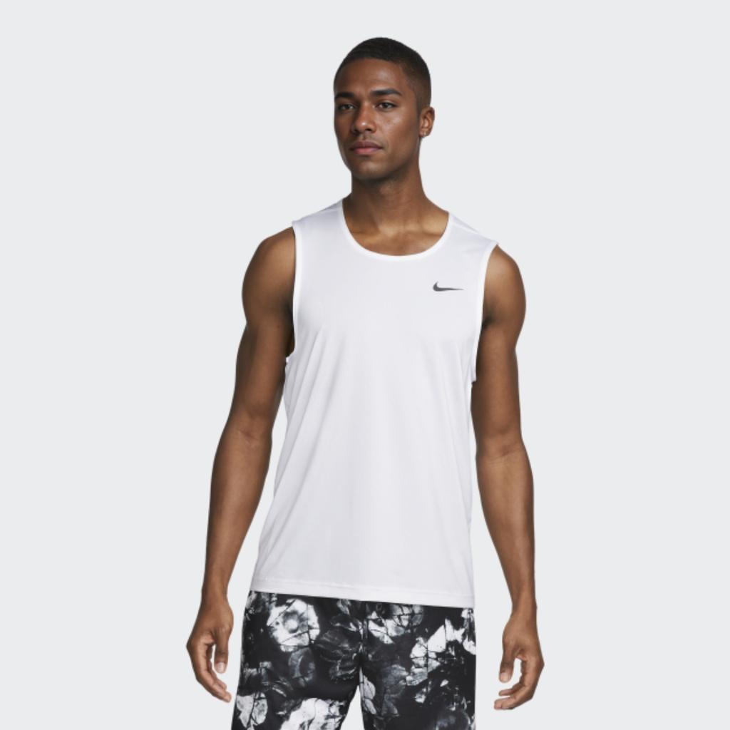 Nike Dri-FIT Ready Solid Быстросохнущий тренировочный спортивный повседневный топ-майка для мужчин Белый DV9814-100