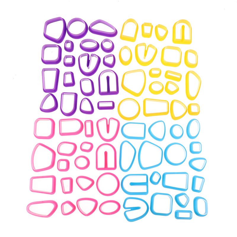 18 шт. Резаки для полимерной глины, принадлежности для изготовления сережек, инструменты для резки глины