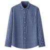 New Pure Cotton Brushed Men Casual Plaid Shirts Long Sleeve Soft Autumn Checked Design Business Male Tops with Pocket
