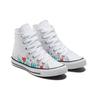 Converse Chuck Taylor All Star Classic Универсальные высокие кеды из парусины Женские кеды Белый Мультиколор 572706C