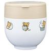 Skater Insulated Lunch Bowl with Folding Rilakkuma Basic Box, Type, 540ml, Women's Size, 2-Tier, Handle, Design, LDNO6-A