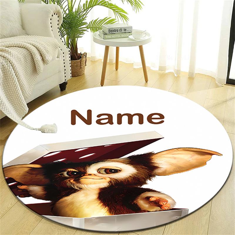 Personalized G-Gremlin Round Chair Office Rug - Perfect for Mat, Office Chair & More - Ideal Gift for Birthdays and Holidays