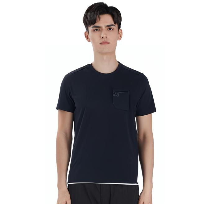 Jordan T Shirts Men's Black Crew Neck Moderate Straight Fit 911322-010