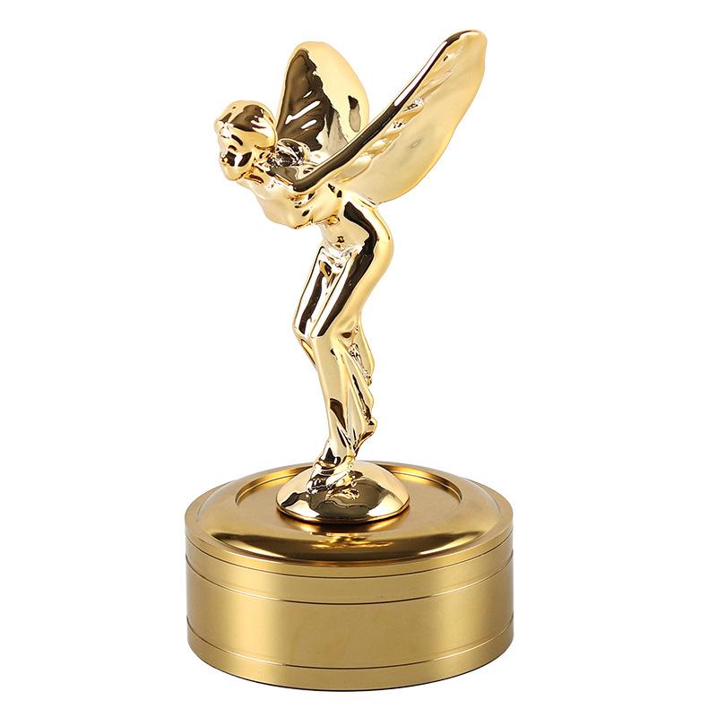 Европейская легкая роскошная шкатулка для украшений, креативная статуя летящей богини, металлические украшения, модель комнаты, спальни, туалетного столика, украшения для ангелов