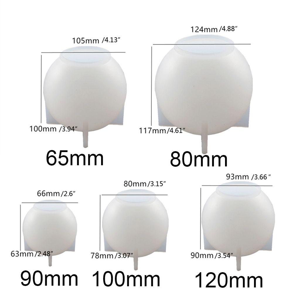 DIY ремесла инструменты для изготовления ювелирных изделий УФ-форма для эпоксидной смолы круглый шар подсвечник силиконовая форма