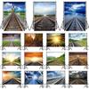 Railway Landscape Backdrop for Studio,Live Streaming,Parties Decor,Bedroom,Office,Background Tapestry