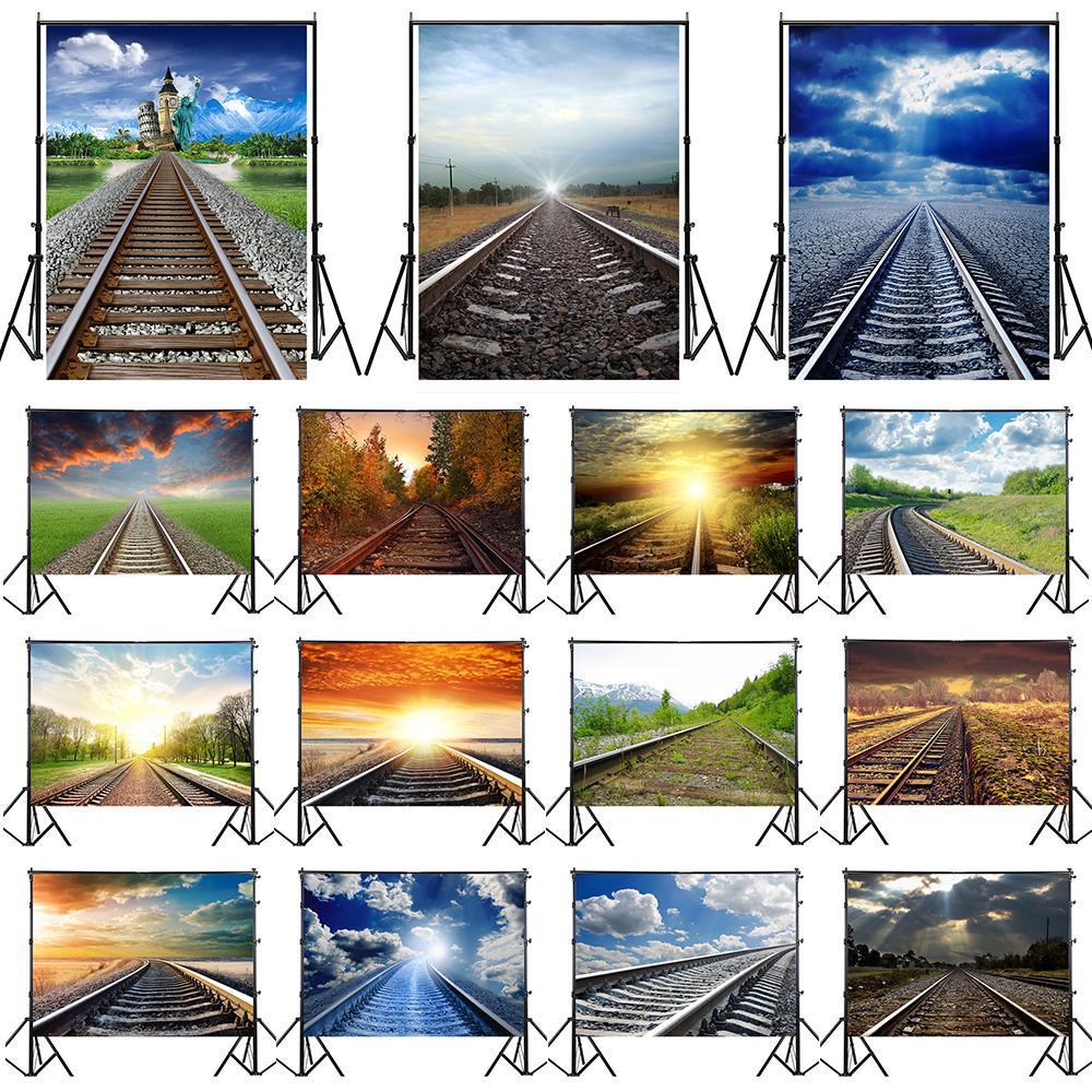 Railway Landscape Backdrop for Studio,Live Streaming,Parties Decor,Bedroom,Office,Background Tapestry