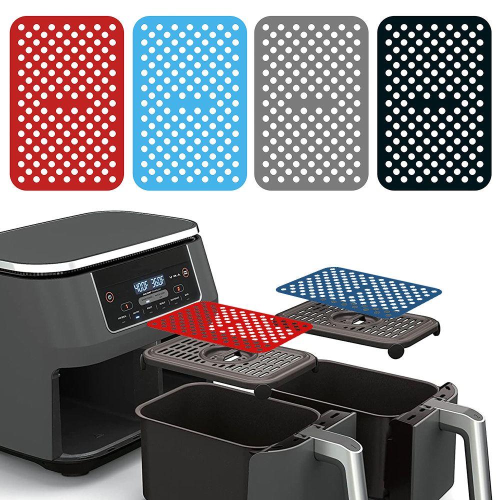 Oven Rectangle Kitchen For Ninja DZ201 Foodi Reusable Air Fryer Mat Silicone Liners
