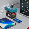 ONEVAN 300 Вт Инвертор питания DC 18V-21V в AC 220V Инвертор для литиевой батареи с двойным USB-портом для аккумулятора Makita 18V