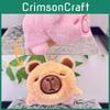 Charming Cartoon Capybara Plush Toy Keychain Soft Short Fur Animal Figure 12cm