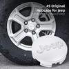 For Jeep 4Pcs Car Wheel Hub Cover Rim Center Cap Auto Accessories For Jeep Grand Cherokee Wrangler JK Gladiator Compass Reneg