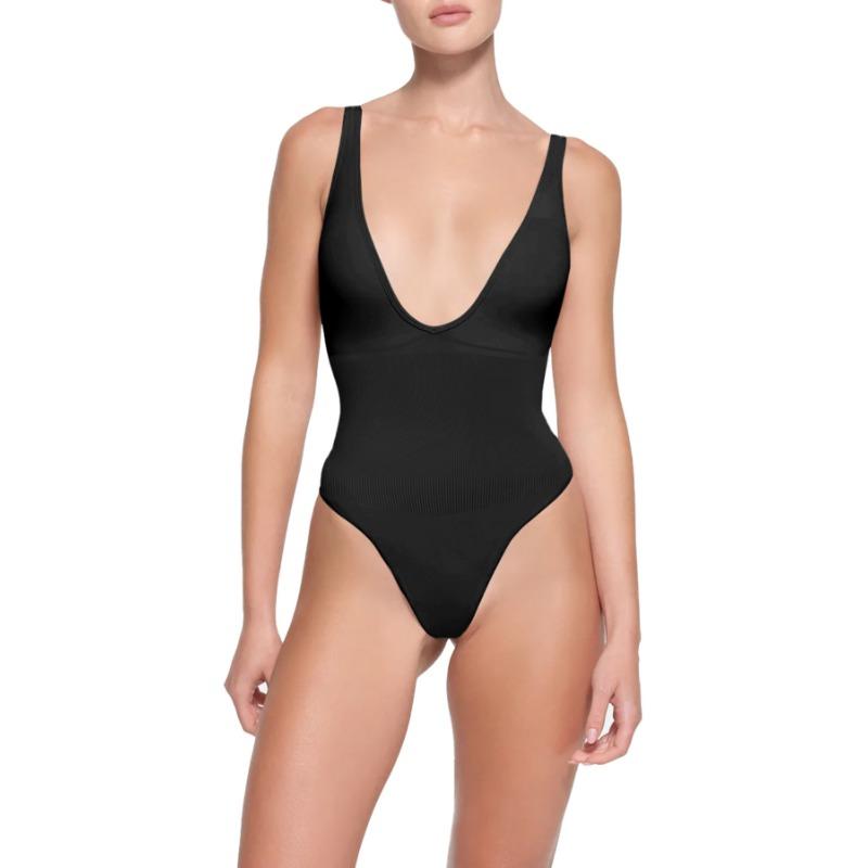 Womens Sexy Backless Strappy One Piece Shapewear For Yoga Fitness Workout
