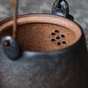 240ml Retro Ceramic Teapot with Handle Japanese Style Kung Fu Tea Set