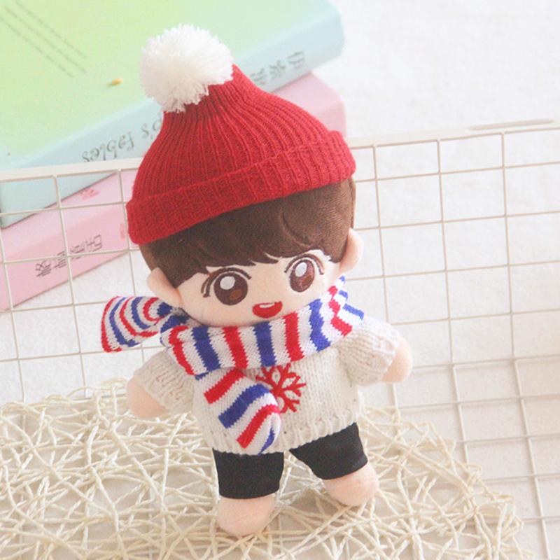 Плюшевая кукла, шляпа, одежда, брюки, аксессуары для кукольного свитера