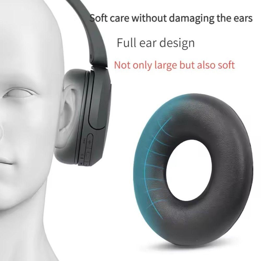 Leather Ear Pads Noise-Cancelling Earbuds Cover Professional Ear Cushion Headphones Accessories