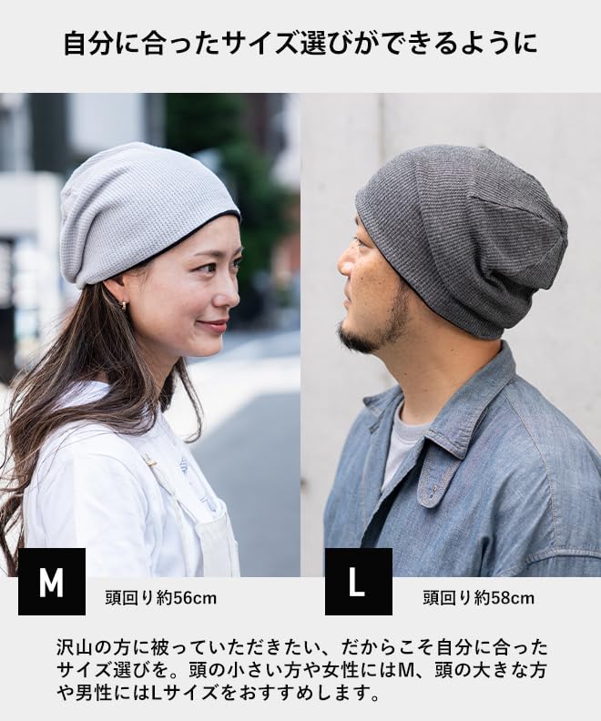 Nakota EdgeCity Waffle Organic Cotton Reversible Knit and Size Charcoal X Black Watch, Hat, Men's Women's L, (98)