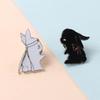 Ling Grandmaster of Demonic Lan WangJi Accessories Mo Dao Zhu Shi Enamel Brooch Brooches Pin Badge